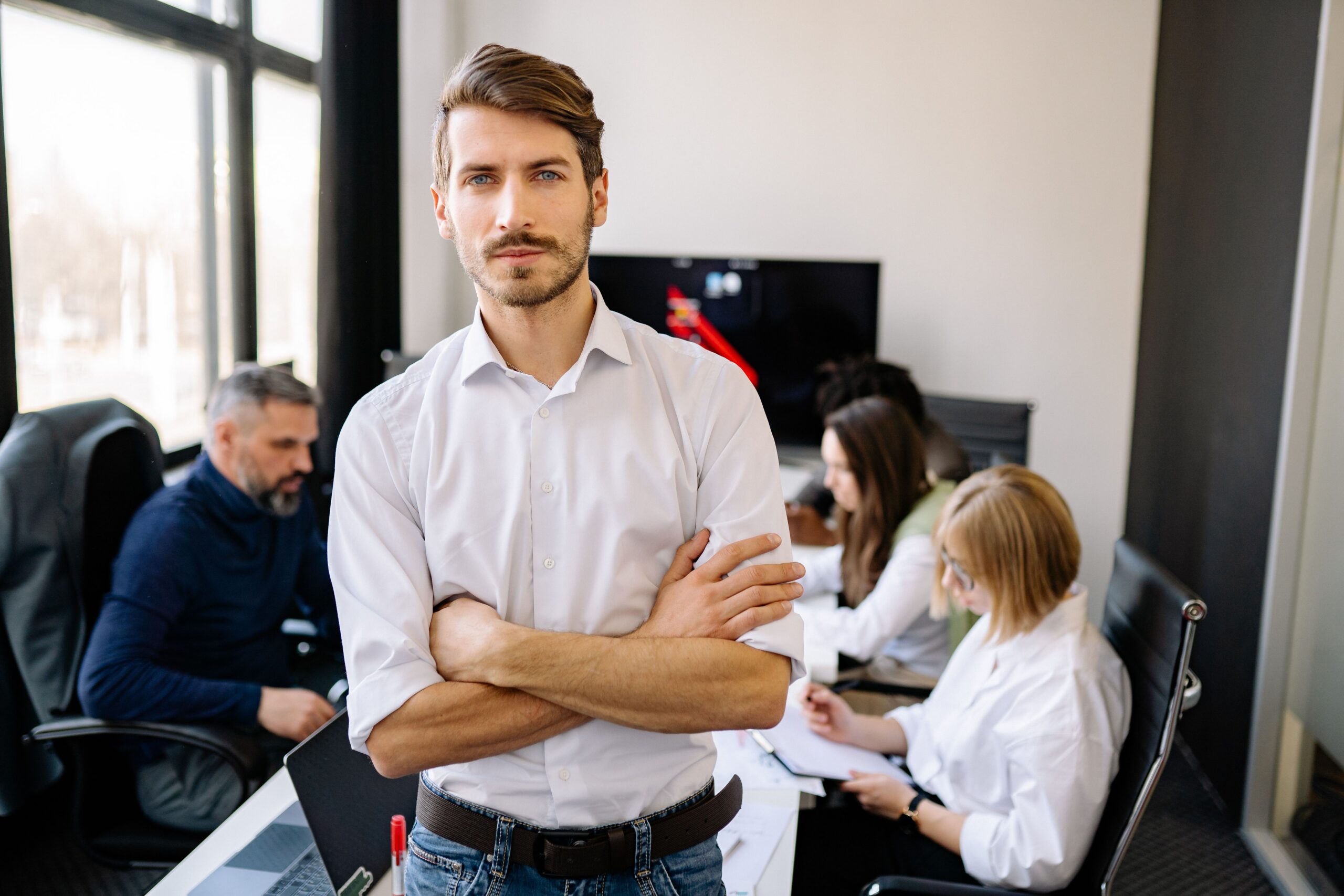 People in a conference room